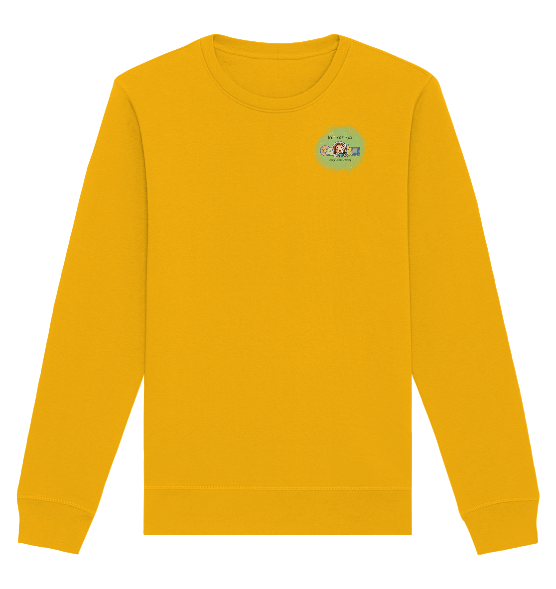 La_N00ba Logo - Organic Basic Unisex Sweatshirt