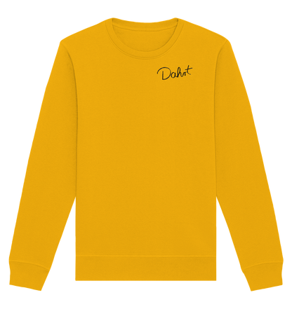 D4HRT Unterschrift - Organic Basic Unisex Sweatshirt