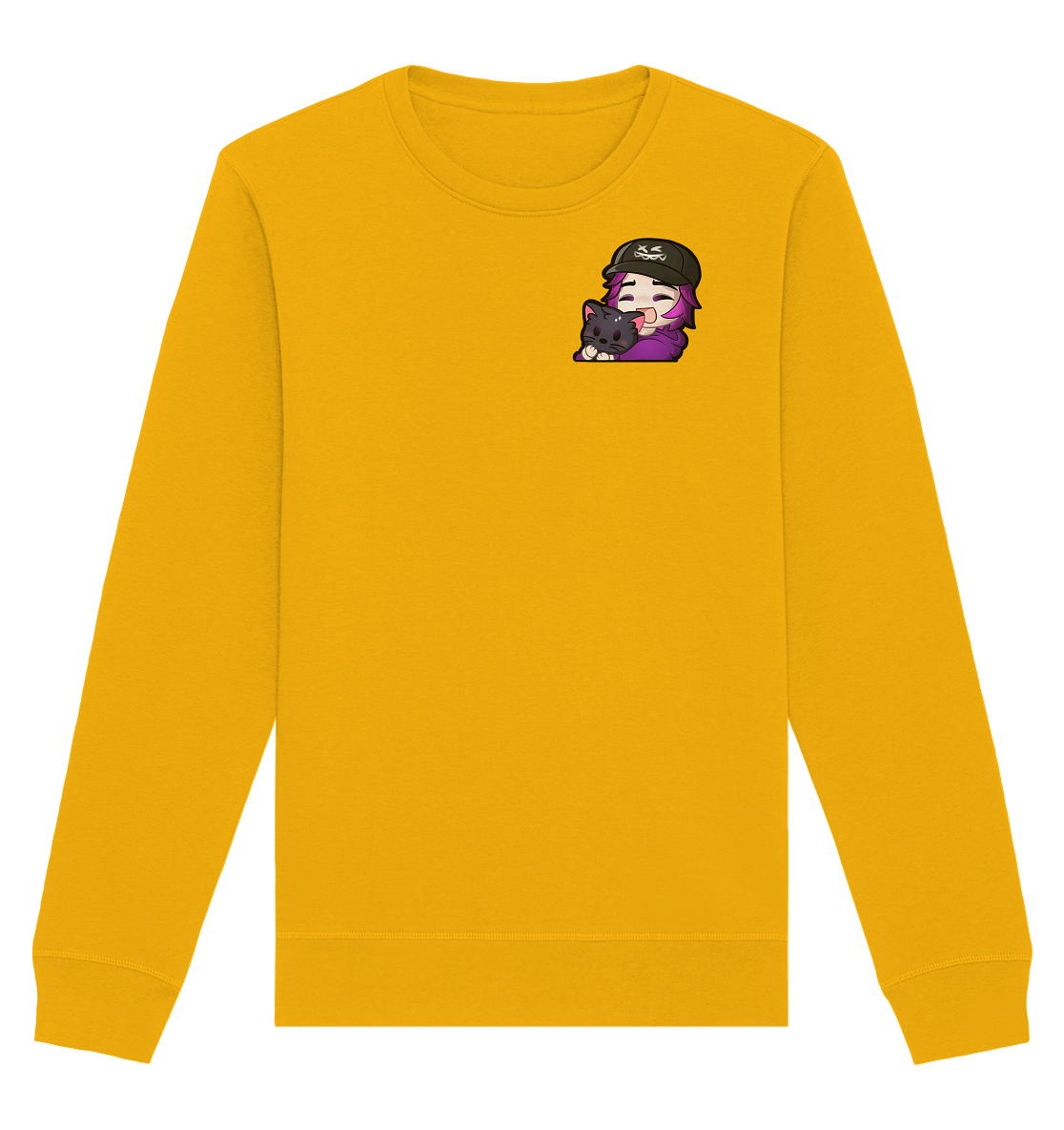 x3_kaspa Hug - Organic Basic Unisex Sweatshirt