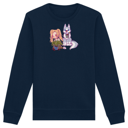 StaceyLucia Wolf Chibi - Organic Basic Unisex Sweatshirt