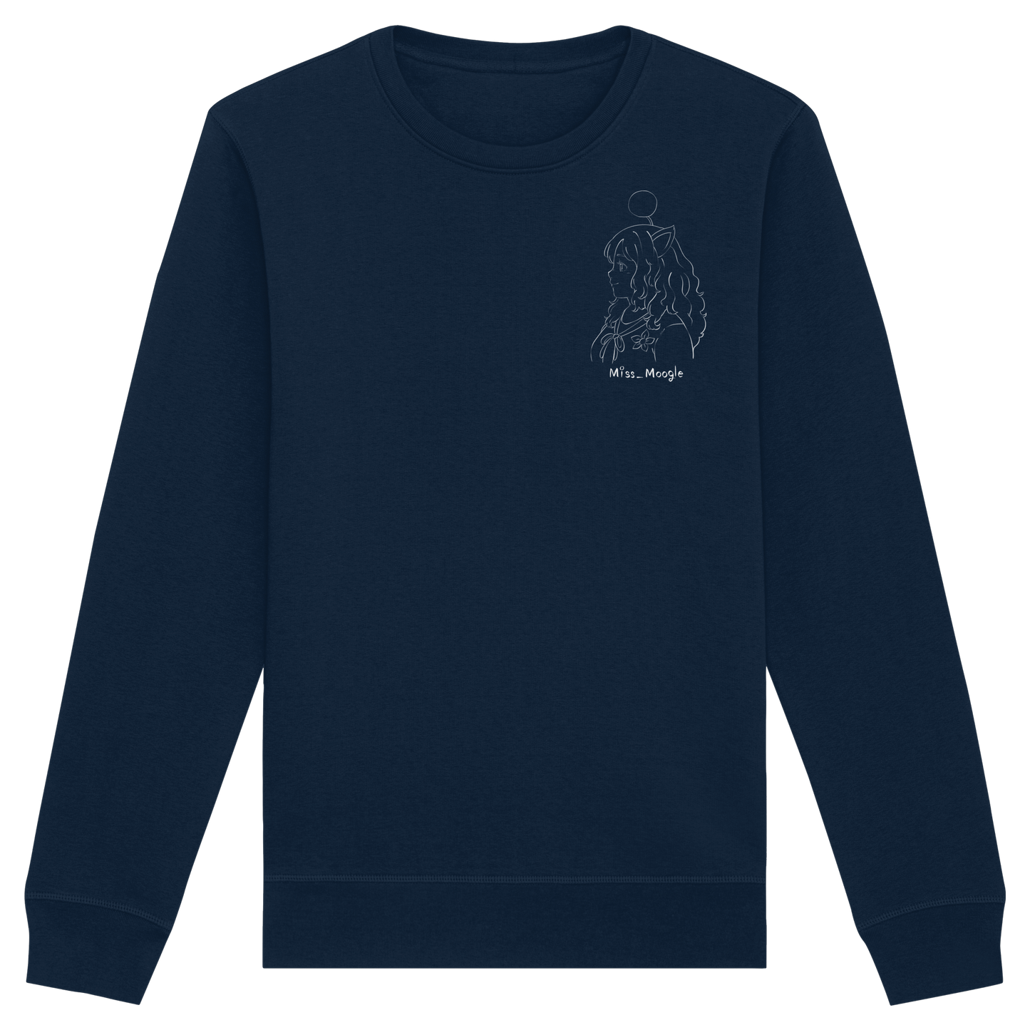 Miss_Moogle Logo Sign - Organic Basic Unisex Sweatshirt