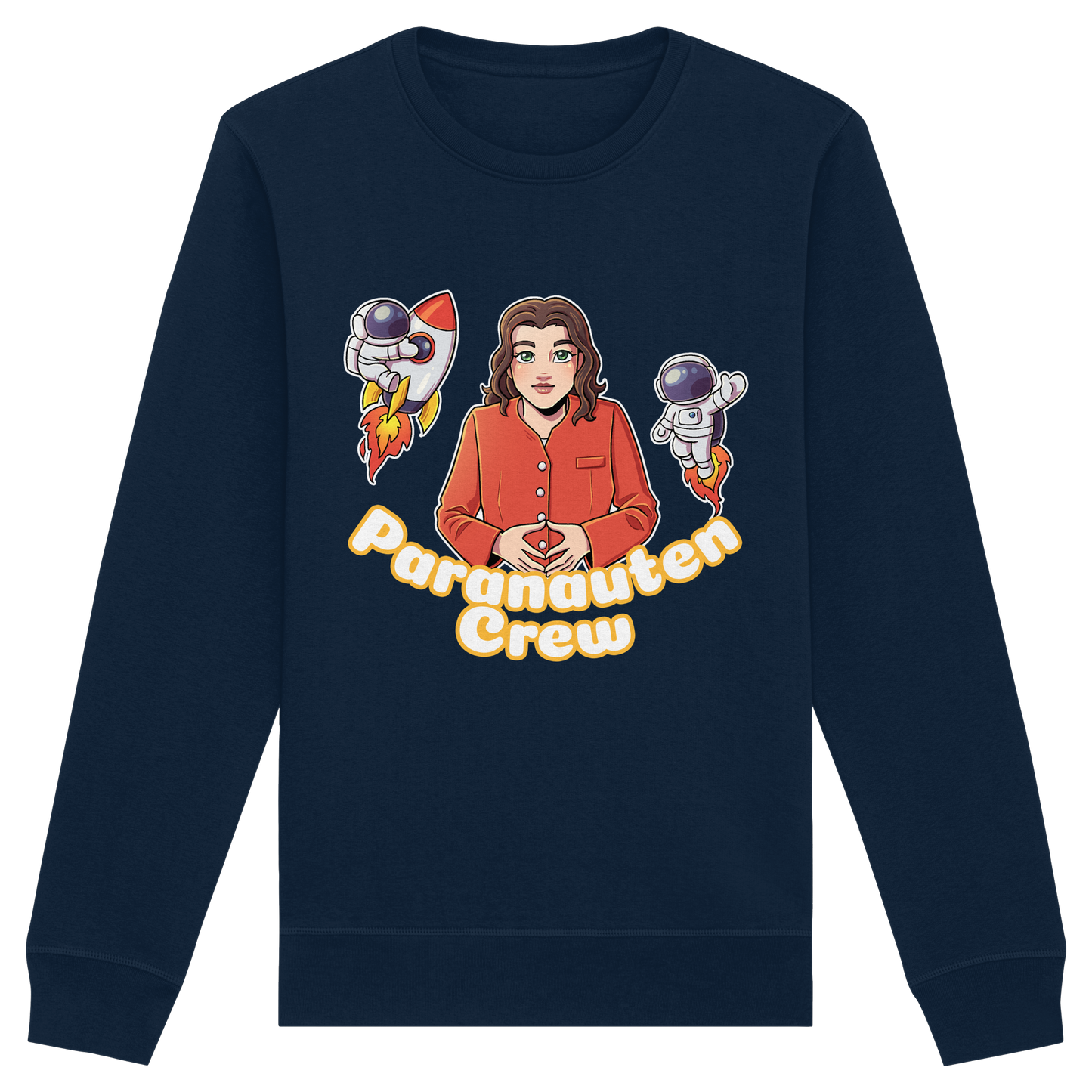 kairPARAvell Paranauten Crew - Organic Basic Unisex Sweatshirt (Frontprint)