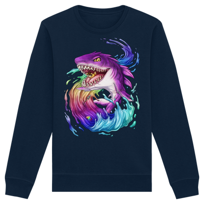 LupiArts Megalodon Crested - Organic Basic Unisex Sweatshirt