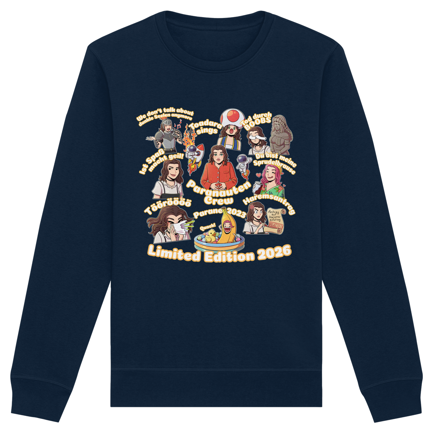 kairPARAvell MOMENTS - Organic Basic Unisex Sweatshirt (Frontprint)