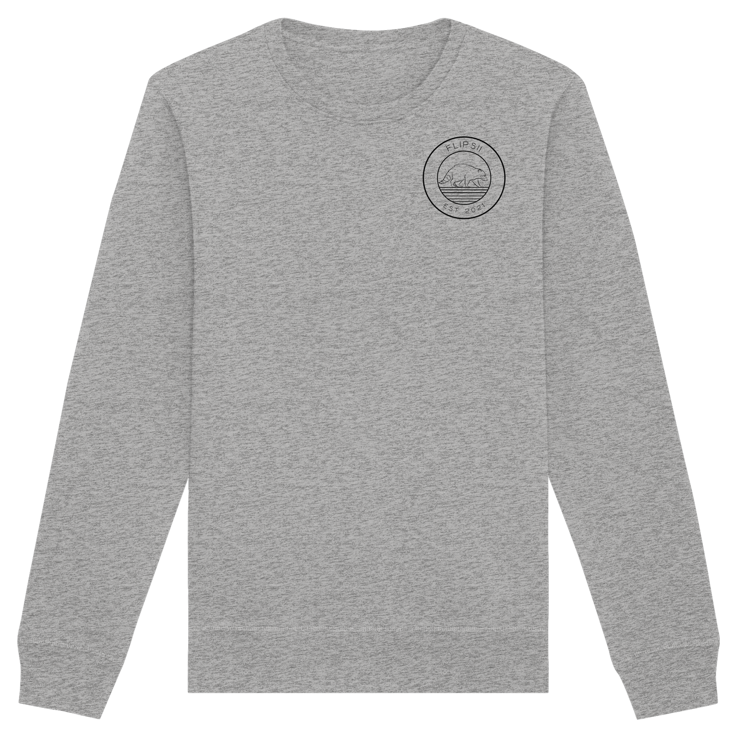 Flipsii_ Logo - Organic Basic Unisex Sweatshirt