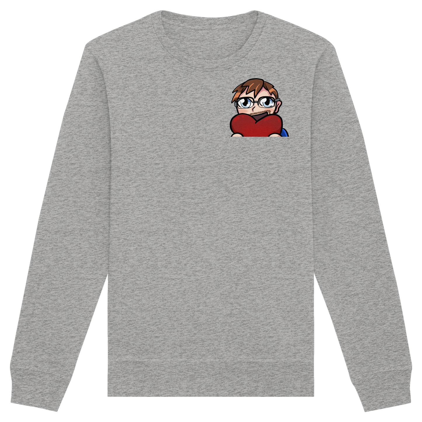 Stuggi888 Heart - Organic Basic Unisex Sweatshirt