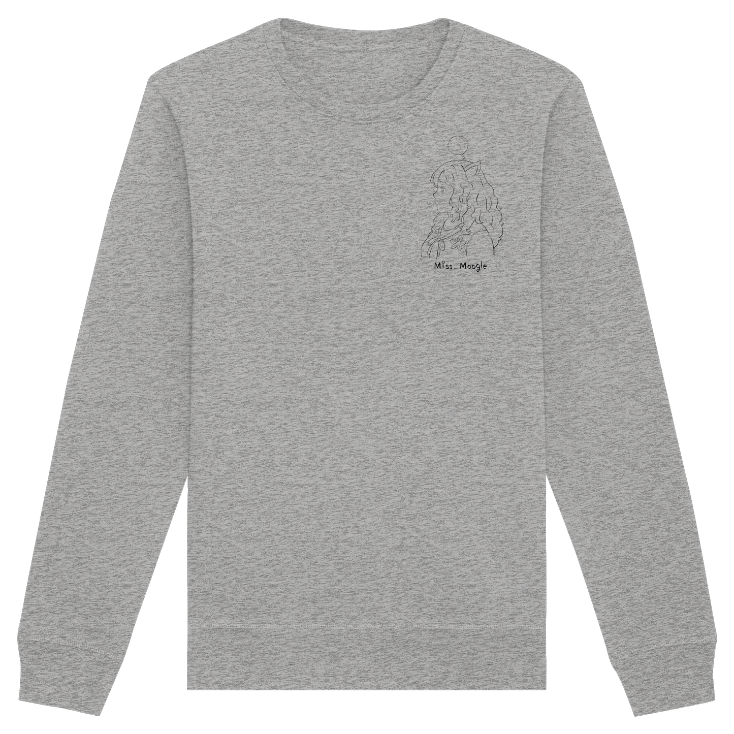 Miss_Moogle Logo Sign - Organic Basic Unisex Sweatshirt