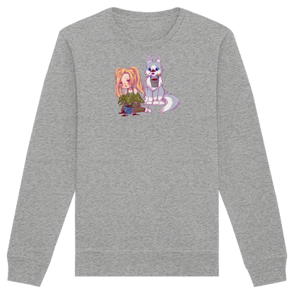 StaceyLucia Wolf Chibi - Organic Basic Unisex Sweatshirt