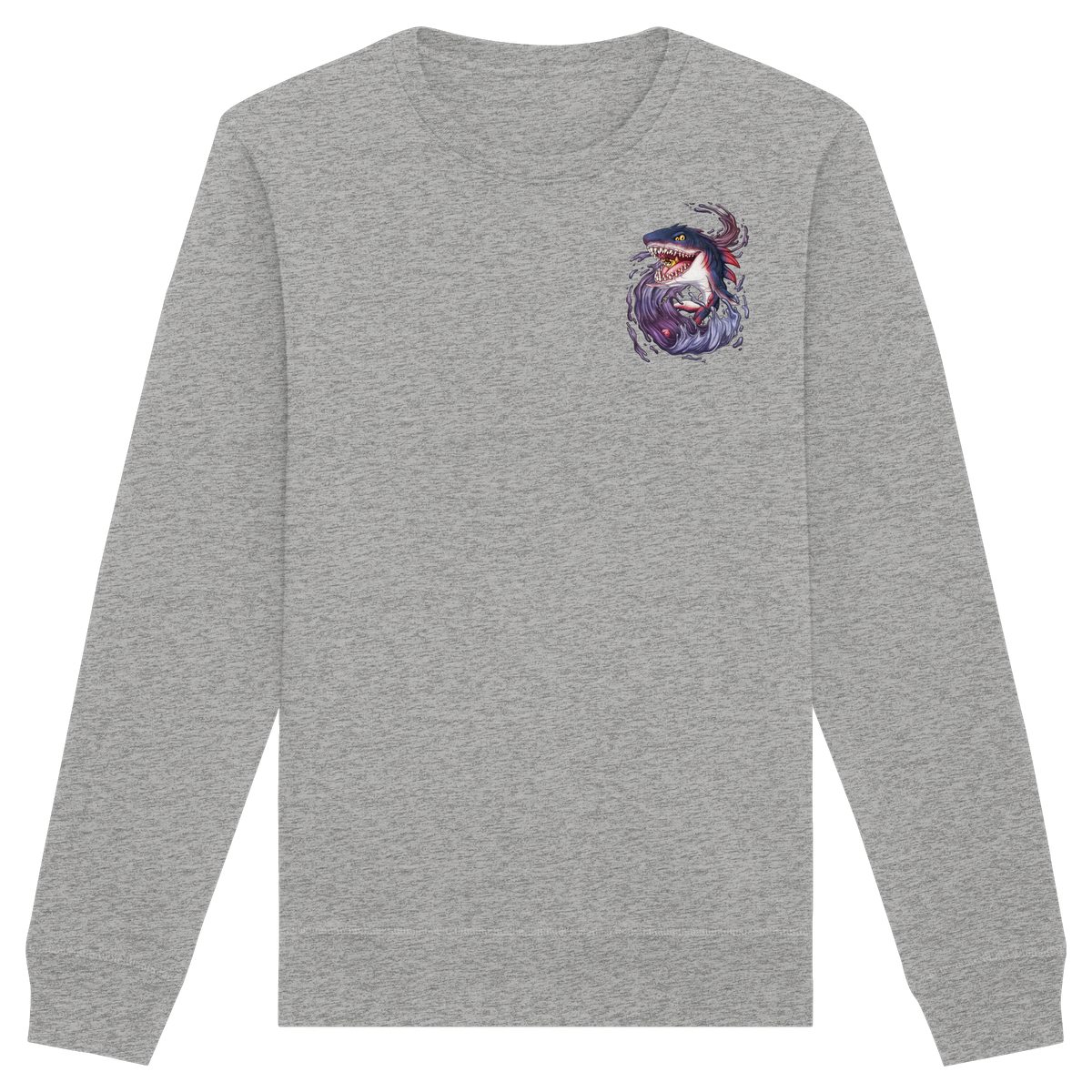 LupiArts Megalodon Redmaw - Organic Basic Unisex Sweatshirt