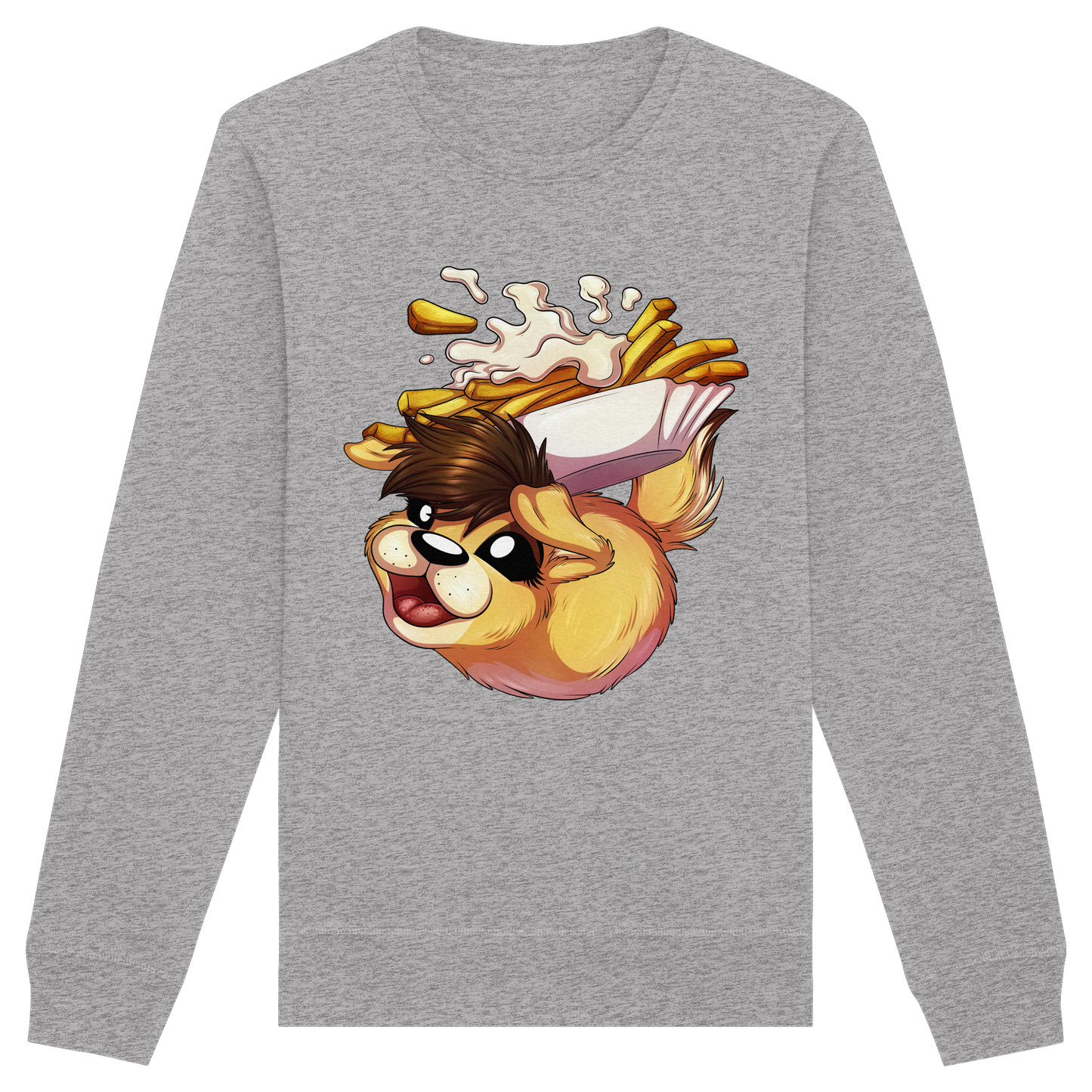 LupiArts Happy - Organic Basic Unisex Sweatshirt