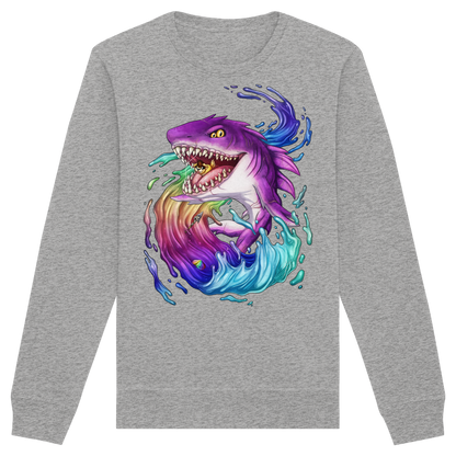 LupiArts Megalodon Crested - Organic Basic Unisex Sweatshirt