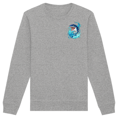 LupiArts Megalodon Hungering - Organic Basic Unisex Sweatshirt