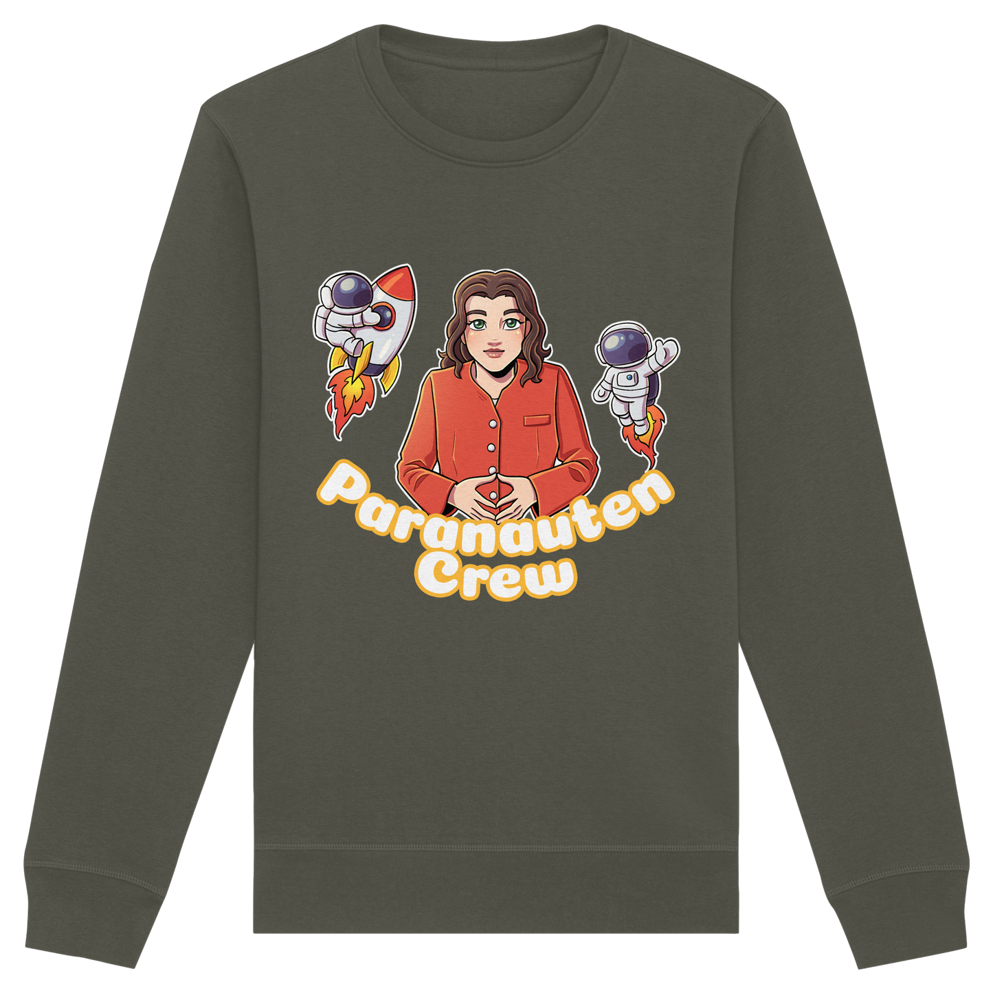 kairPARAvell Paranauten Crew - Organic Basic Unisex Sweatshirt (Frontprint)