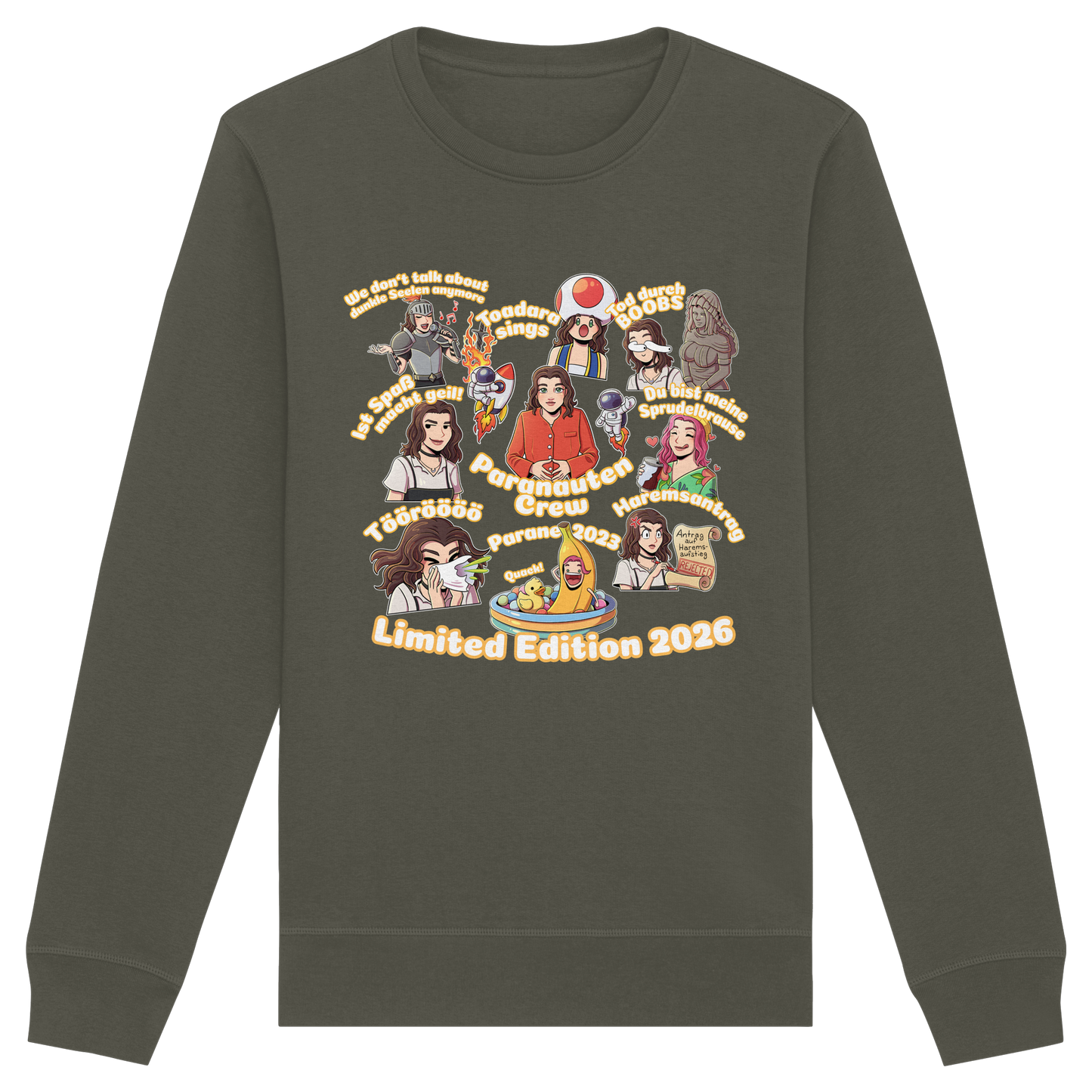 kairPARAvell MOMENTS - Organic Basic Unisex Sweatshirt (Frontprint)