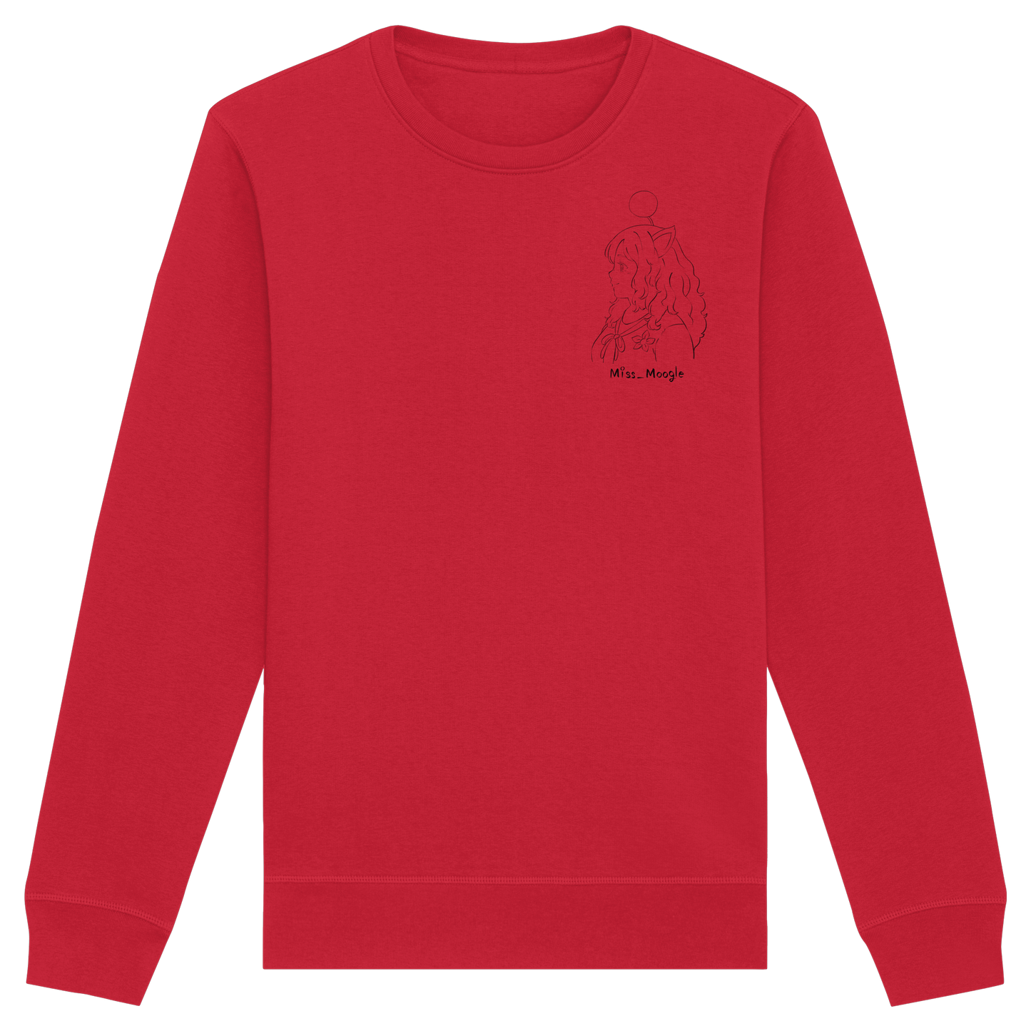 Miss_Moogle Logo Sign - Organic Basic Unisex Sweatshirt