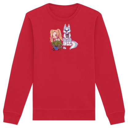 StaceyLucia Wolf Chibi - Organic Basic Unisex Sweatshirt