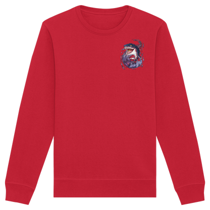 LupiArts Megalodon Redmaw - Organic Basic Unisex Sweatshirt