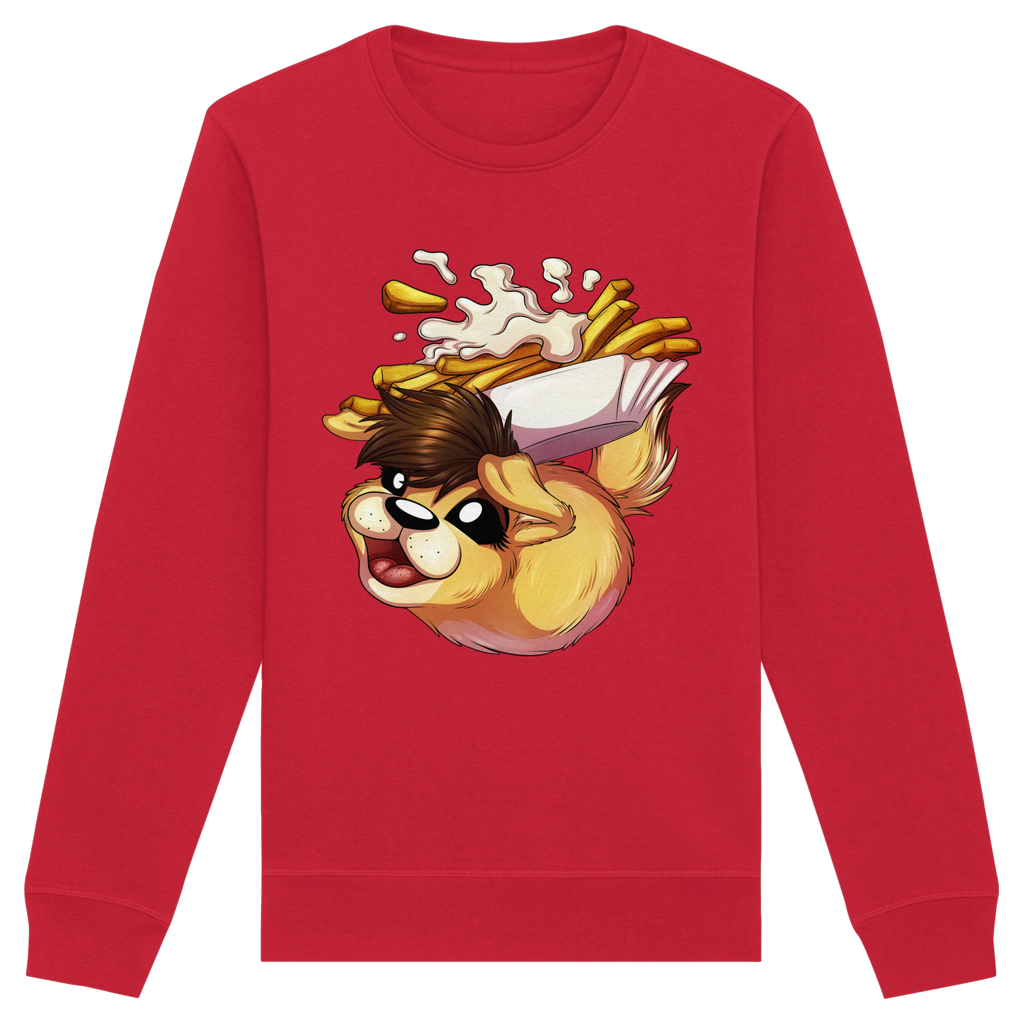 LupiArts Happy - Organic Basic Unisex Sweatshirt