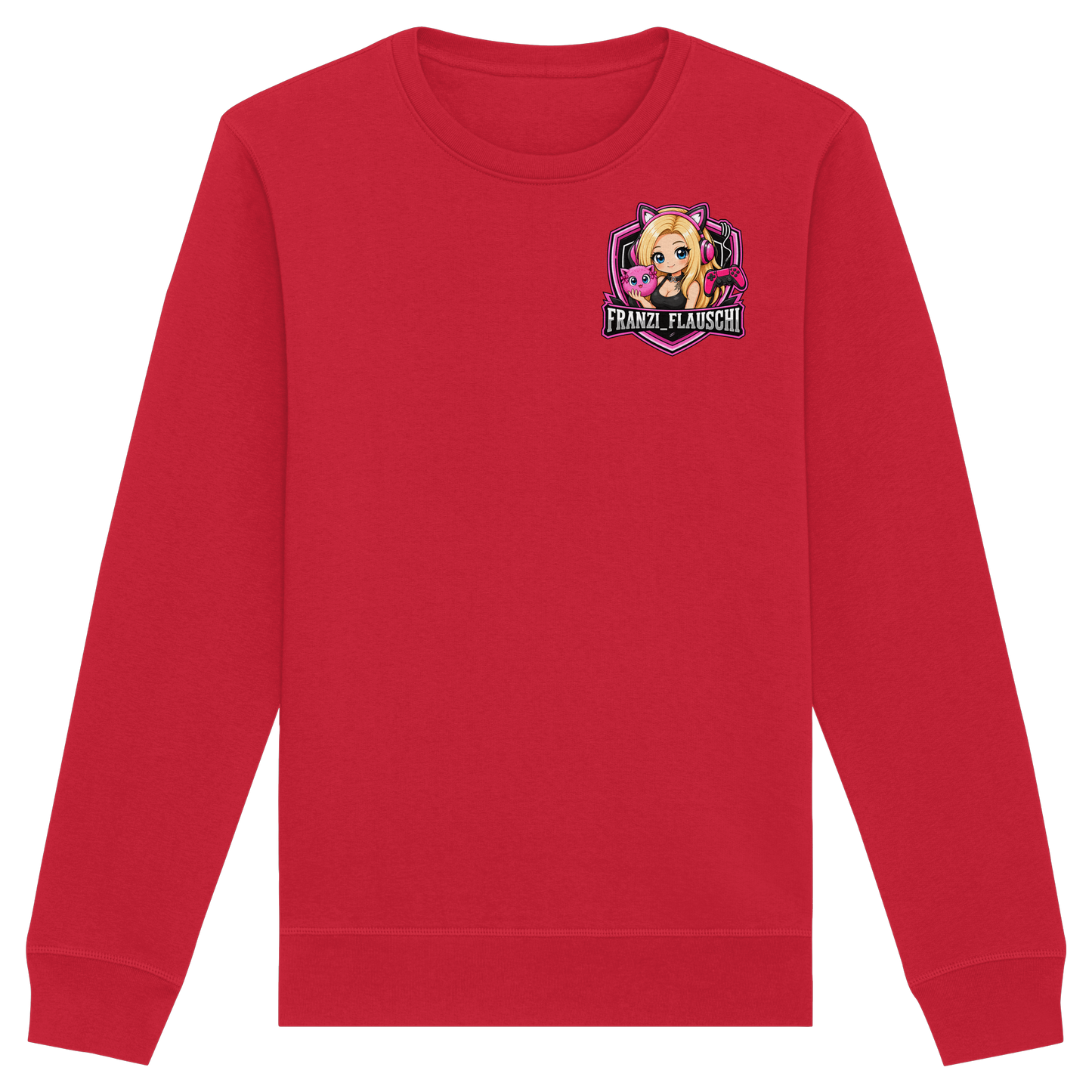 Franzi_Flauschi Logo - Organic Basic Unisex Sweatshirt