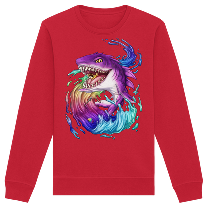 LupiArts Megalodon Crested - Organic Basic Unisex Sweatshirt