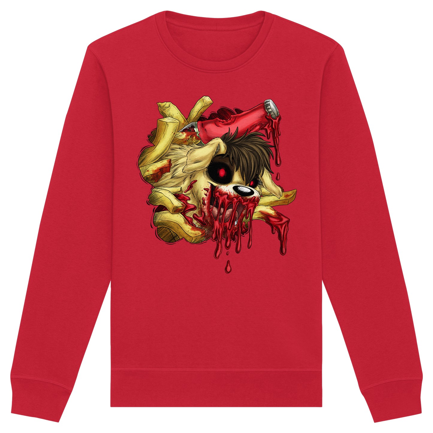 LupiArts Ketchup - Organic Basic Unisex Sweatshirt