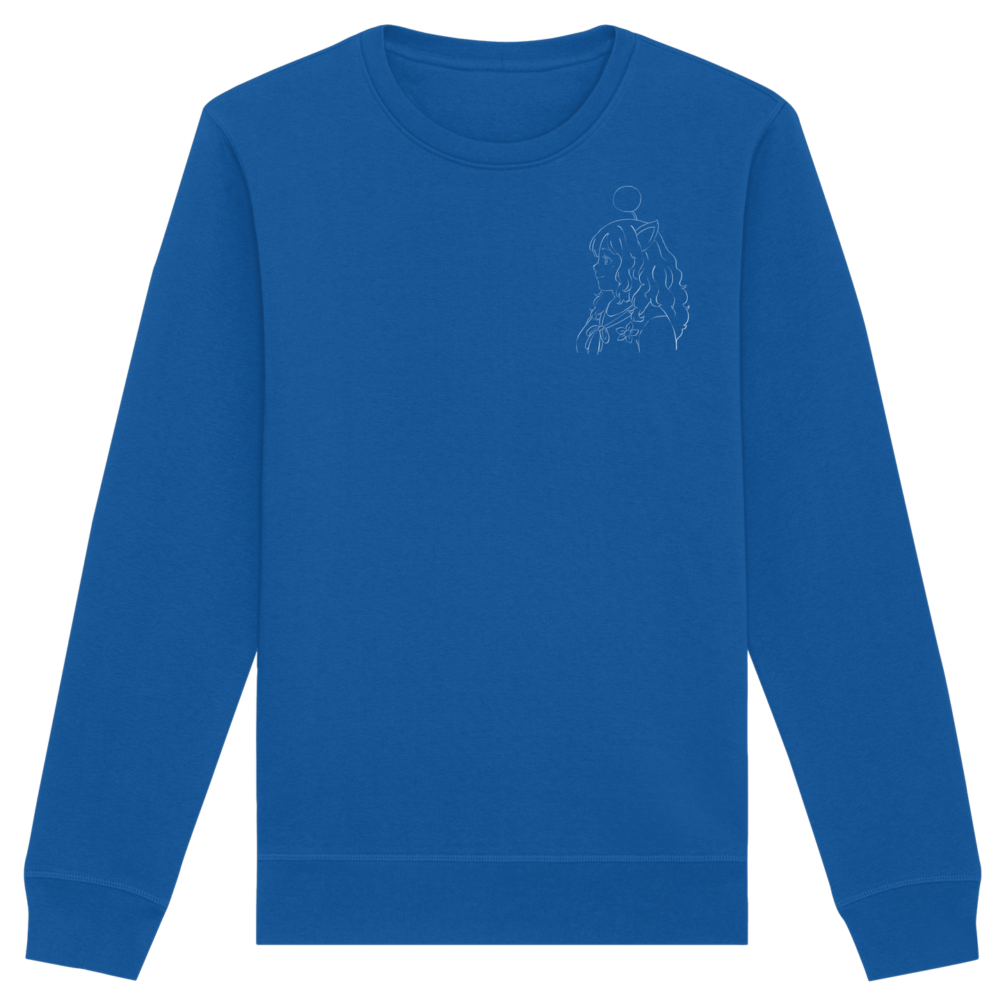 Miss_Moogle Logo Outline - Organic Basic Unisex Sweatshirt