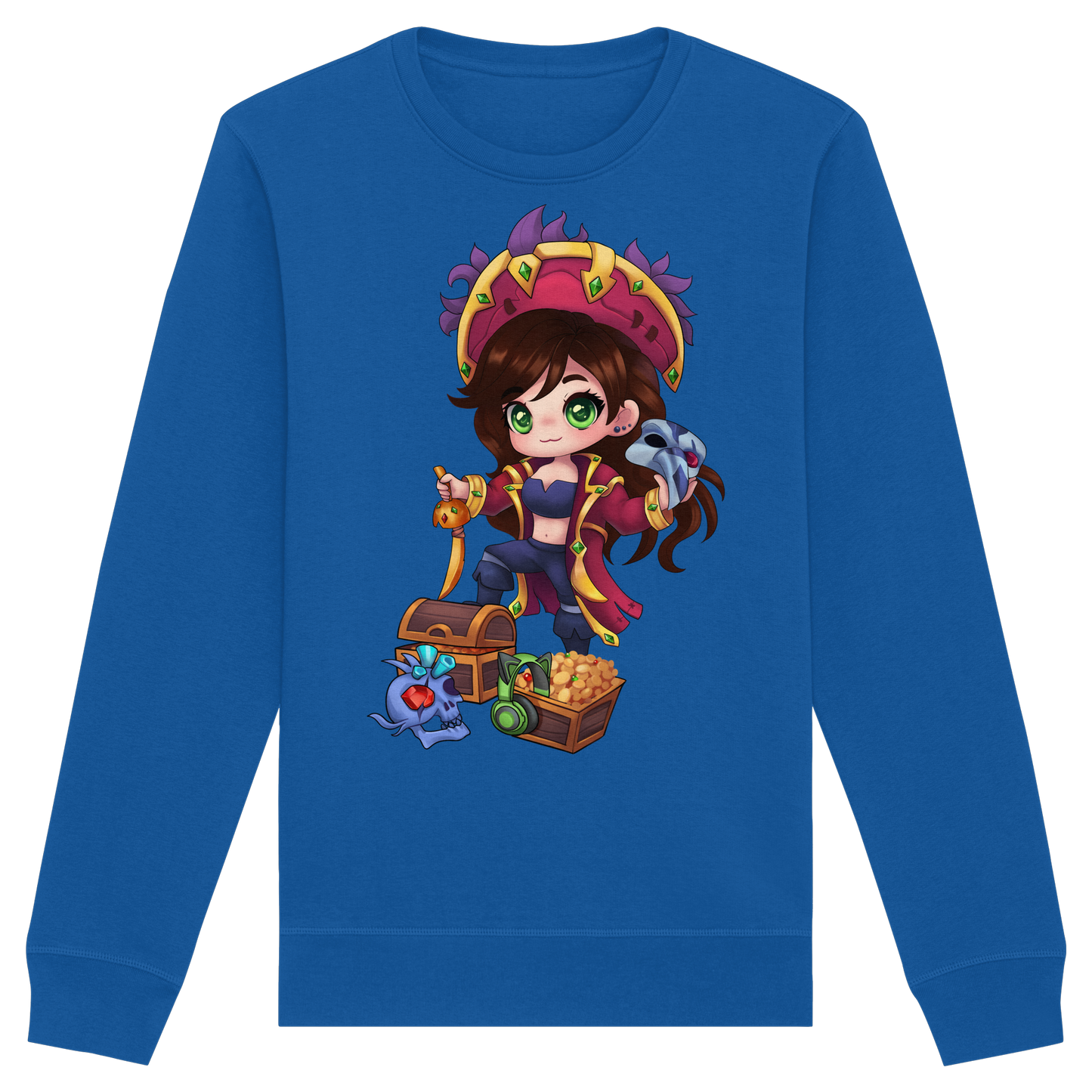 KykyNeko Pirat - Organic Basic Unisex Sweatshirt