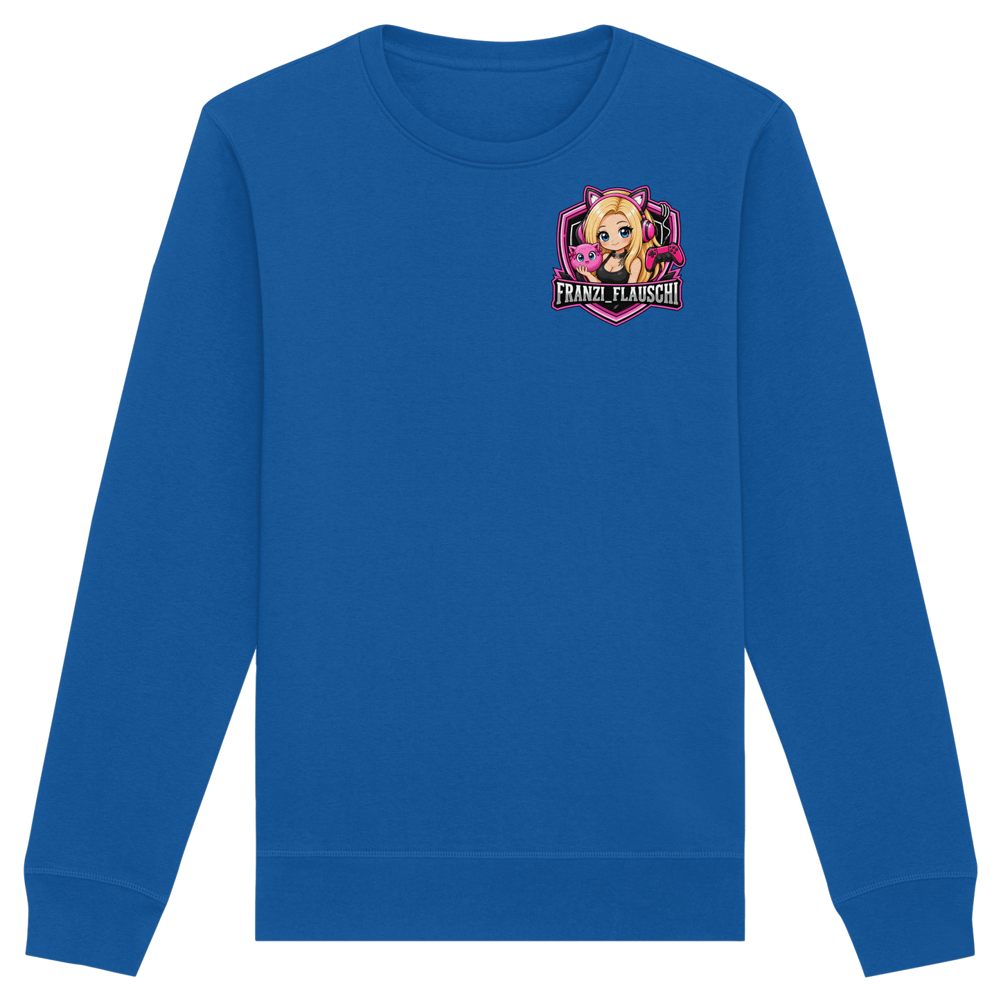 Franzi_Flauschi Logo - Organic Basic Unisex Sweatshirt