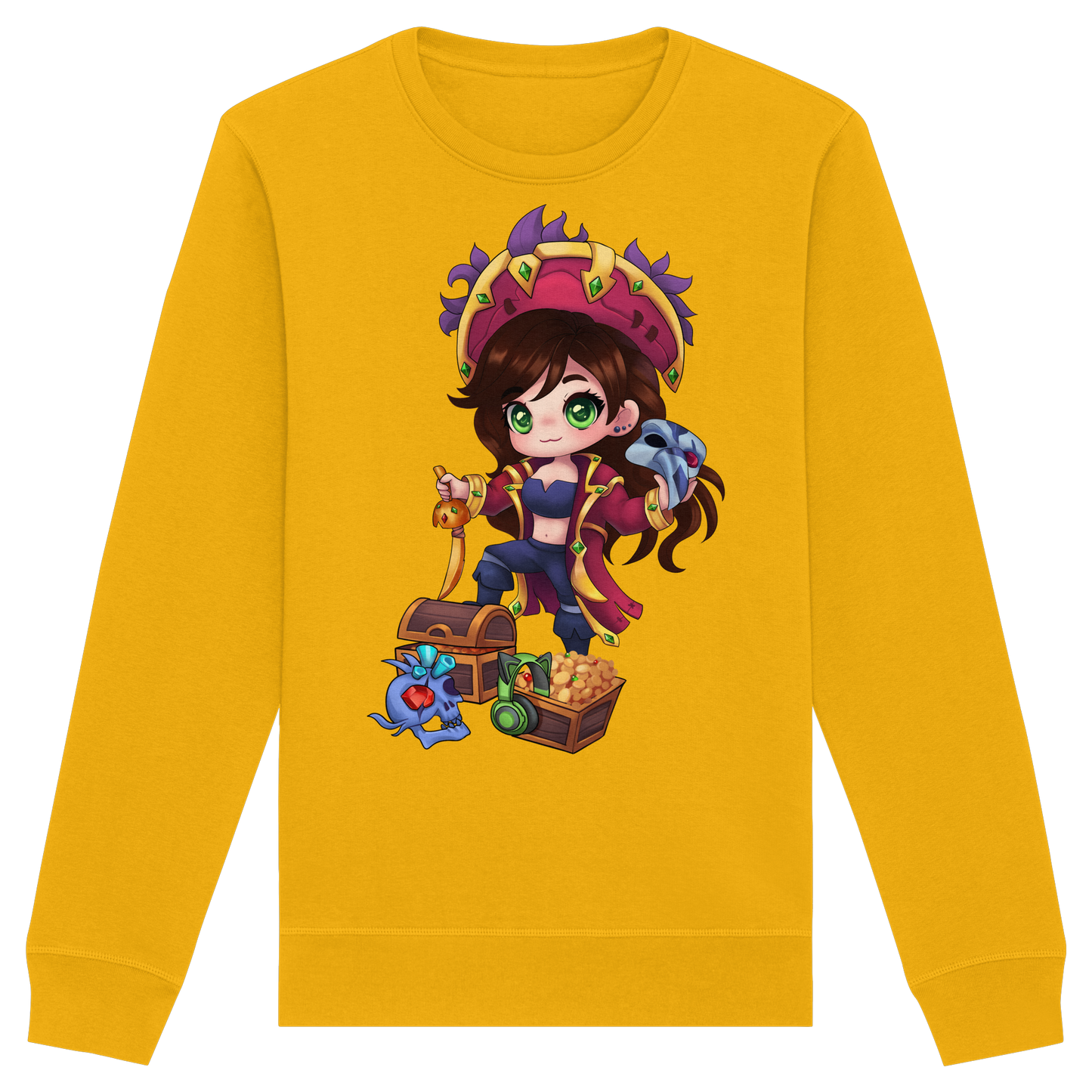 KykyNeko Pirat - Organic Basic Unisex Sweatshirt