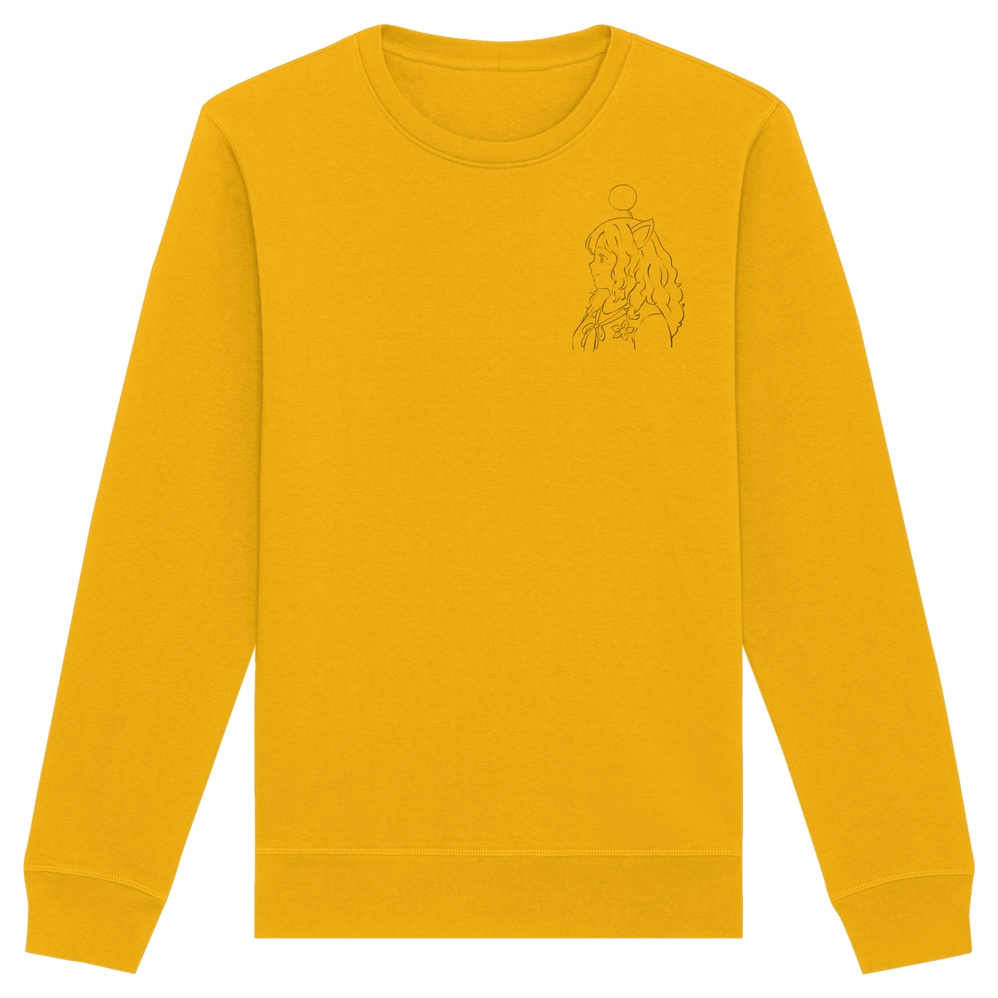 Miss_Moogle Logo Outline - Organic Basic Unisex Sweatshirt