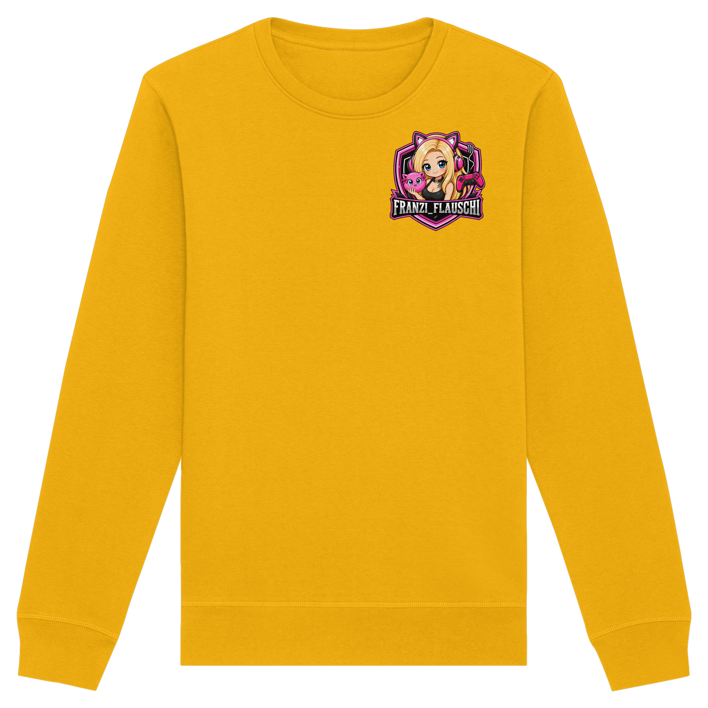 Franzi_Flauschi Logo - Organic Basic Unisex Sweatshirt