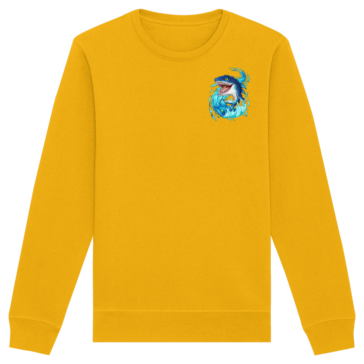 LupiArts Megalodon Hungering - Organic Basic Unisex Sweatshirt