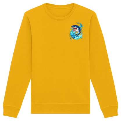 LupiArts Megalodon Hungering - Organic Basic Unisex Sweatshirt