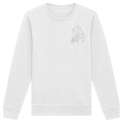Miss_Moogle Logo Outline - Organic Basic Unisex Sweatshirt