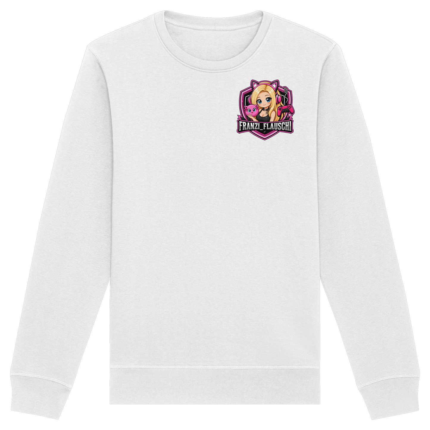 Franzi_Flauschi Logo - Organic Basic Unisex Sweatshirt
