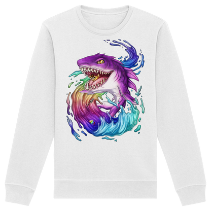LupiArts Megalodon Crested - Organic Basic Unisex Sweatshirt
