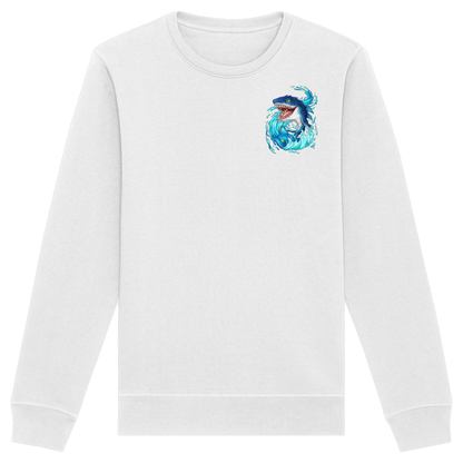 LupiArts Megalodon Hungering - Organic Basic Unisex Sweatshirt