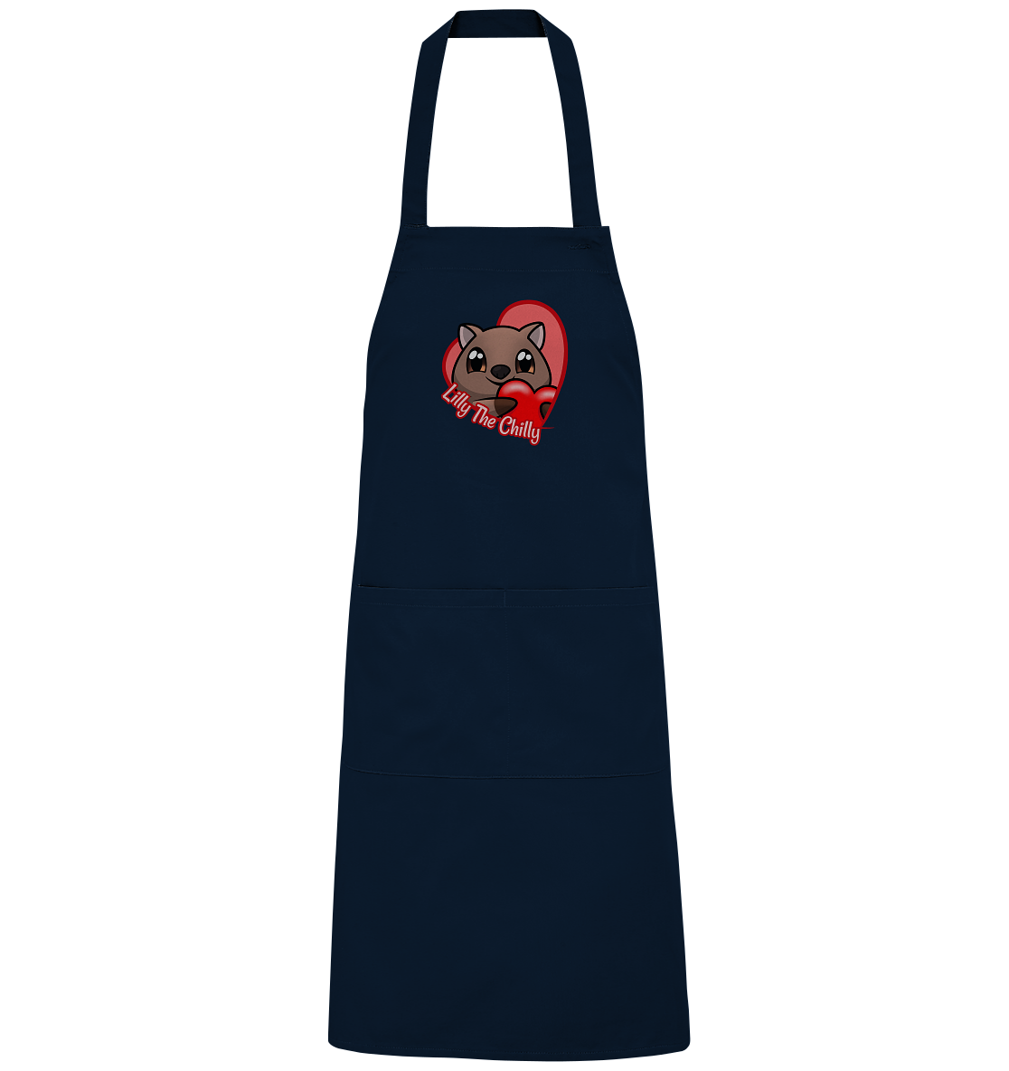 LillyTheChilly Heart - Organic Grillschürze