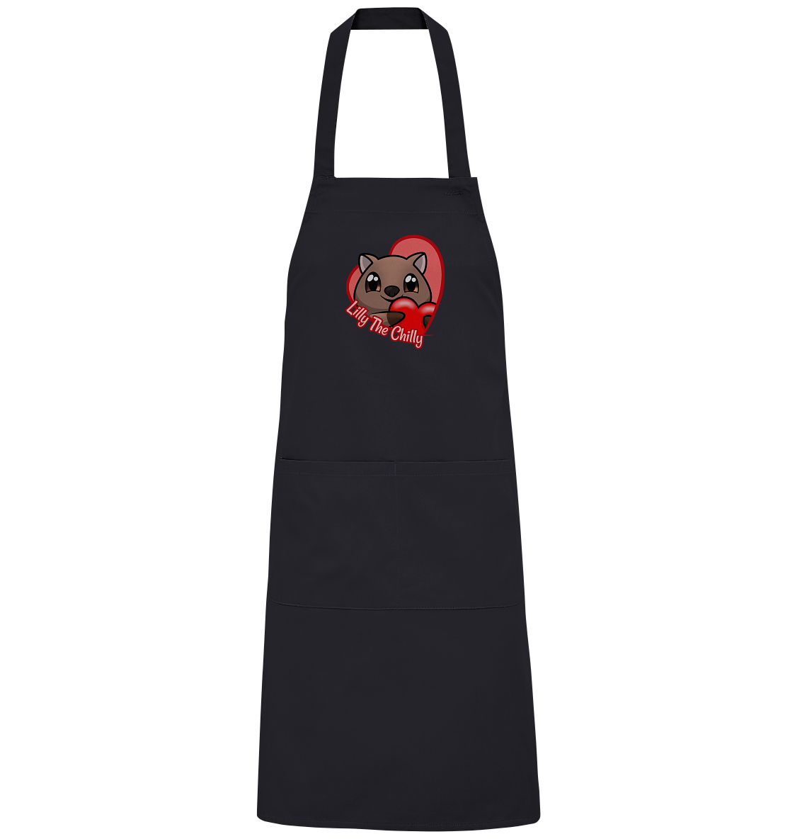 LillyTheChilly Heart - Organic Grillschürze