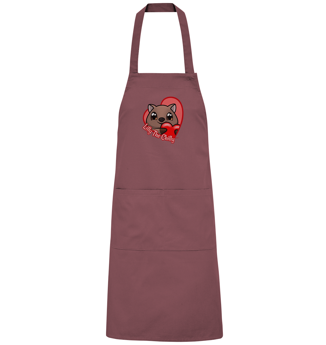 LillyTheChilly Heart - Organic Grillschürze