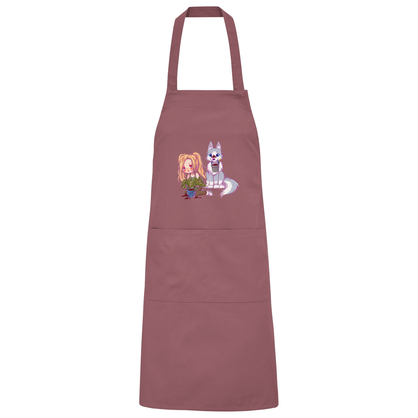 StaceyLucia Wolf Chibi - Organic Grillschürze