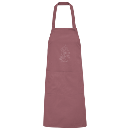 Miss_Moogle Logo Sign - Organic Grillschürze