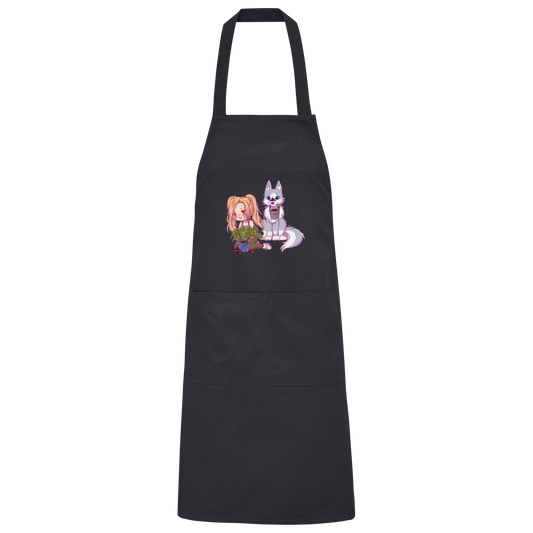 StaceyLucia Wolf Chibi - Organic Grillschürze