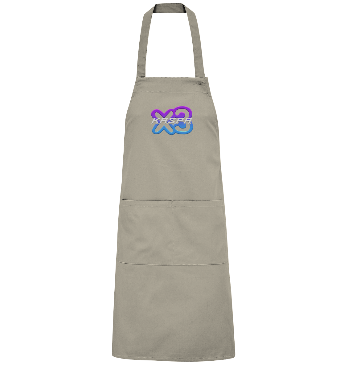 x3_kaspa Logo - Organic Grillschürze