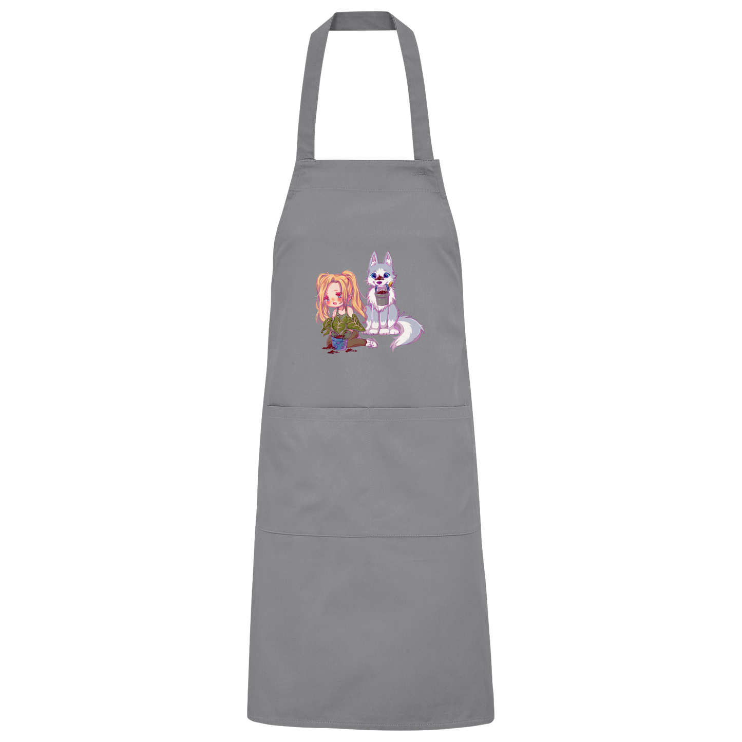 StaceyLucia Wolf Chibi - Organic Grillschürze