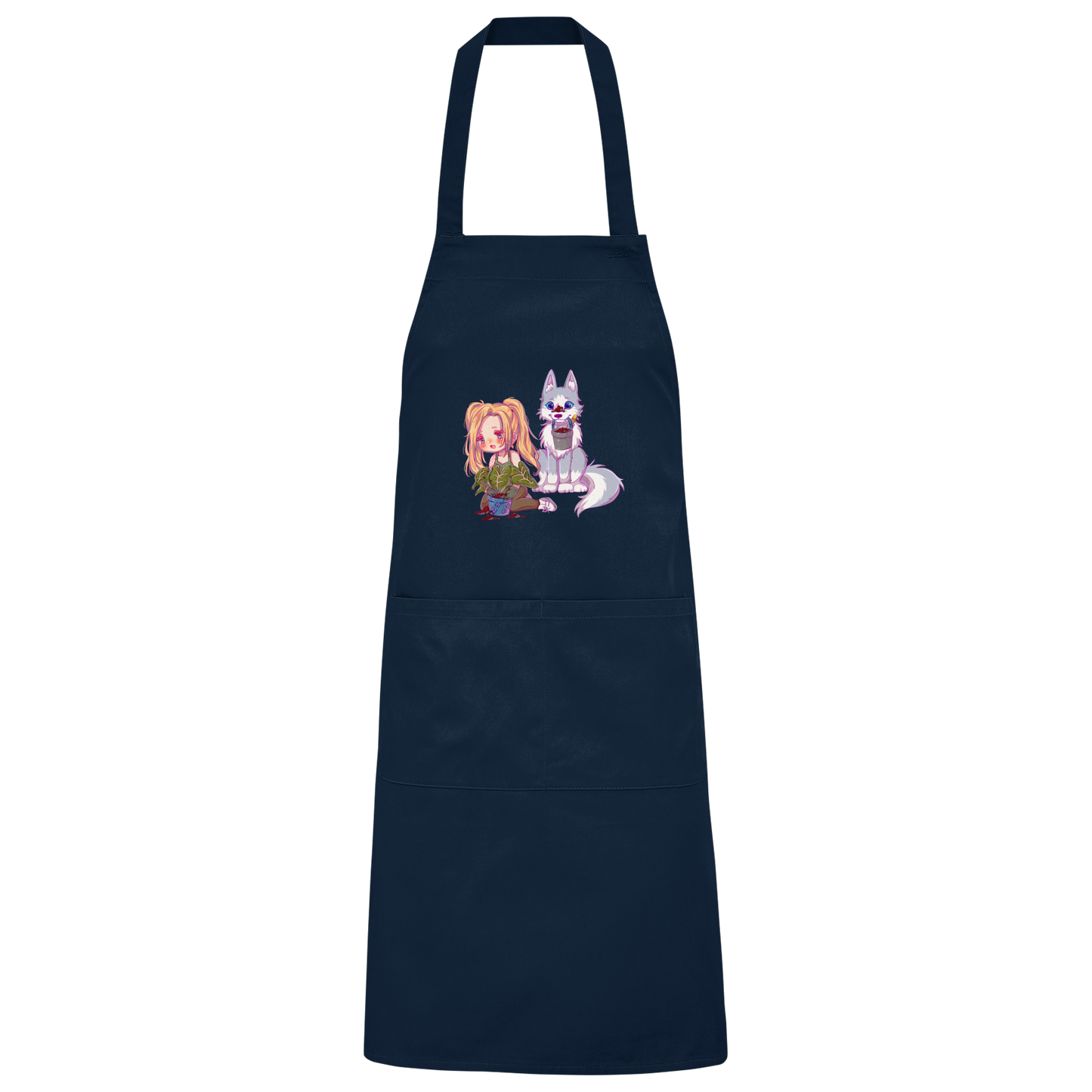 StaceyLucia Wolf Chibi - Organic Grillschürze