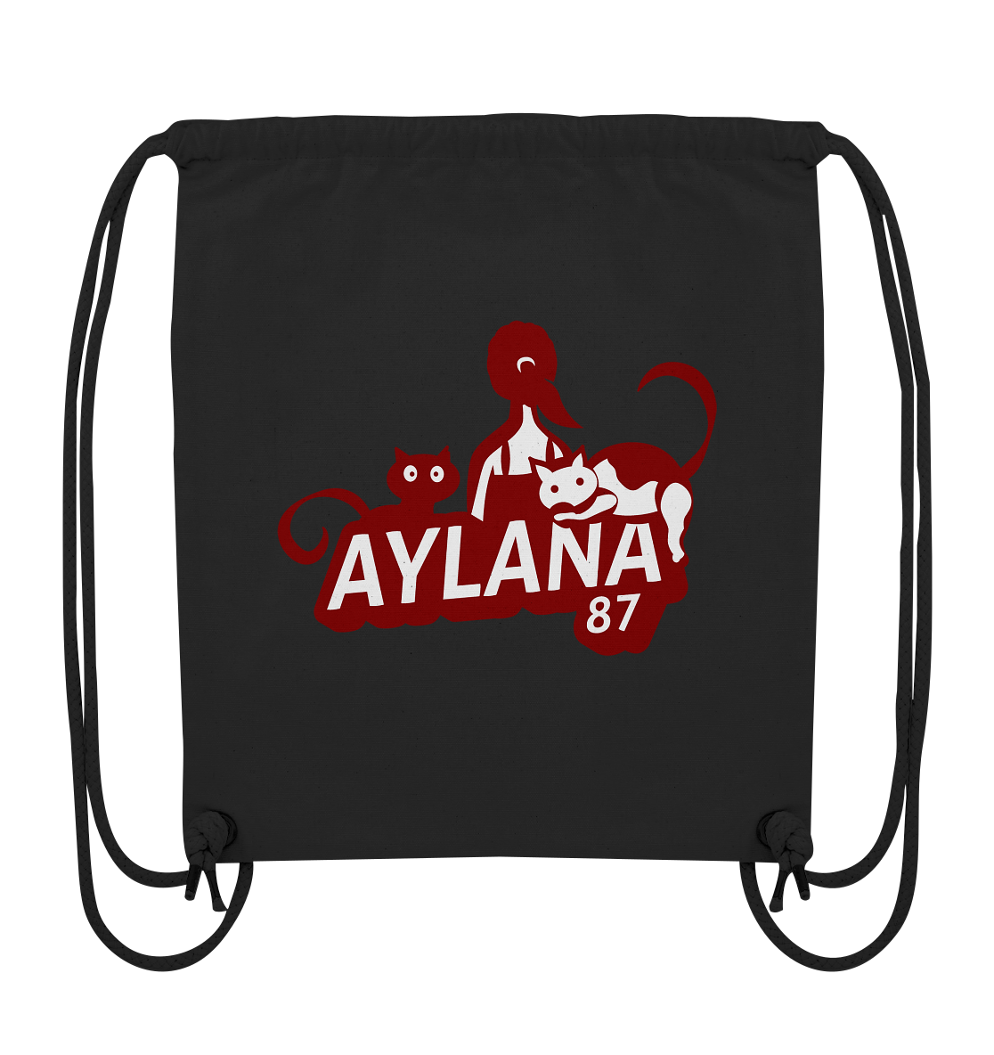 Aylana87 Logo - Organic Gym-Bag