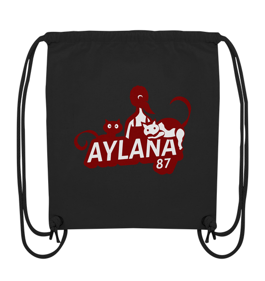 Aylana87 Logo - Organic Gym-Bag