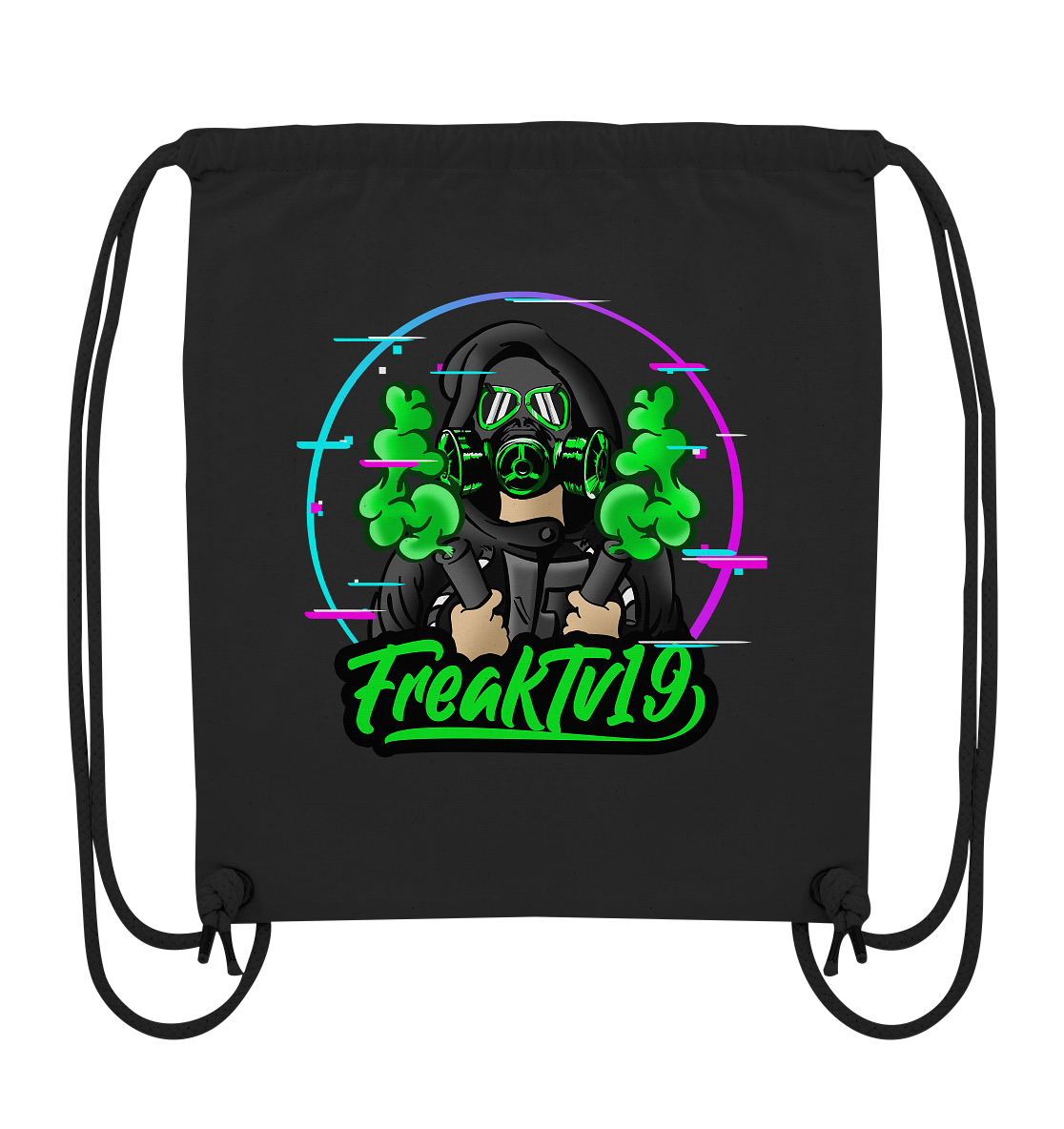 FreakTV19 Logo - Organic Gym-Bag