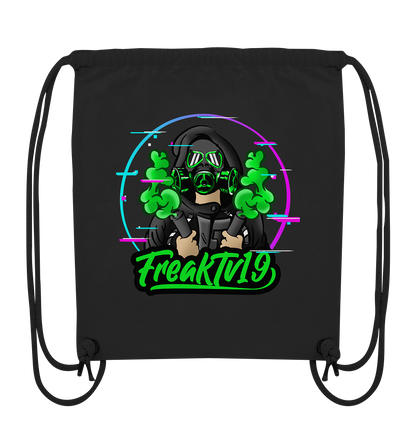 FreakTV19 Logo - Organic Gym-Bag